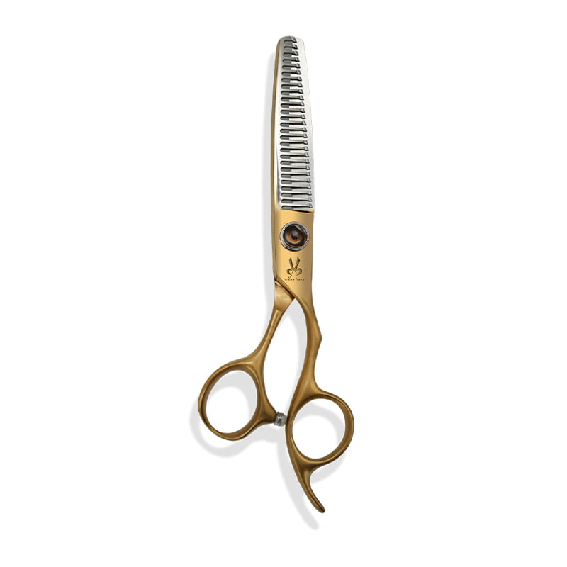 Set Gunting Rambut Nitrogen Tinggi Bersaiz Penuh Emas Matte